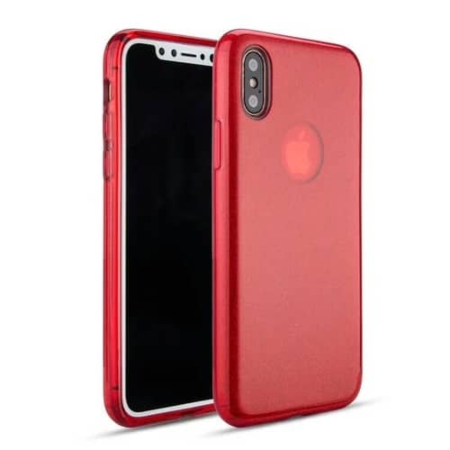 Shiny Film Material Innovation TPU Case - RED for iPhone XR (Only Ground Shipping)