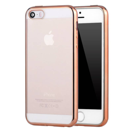 Chrome TPU ROSE GOLD for iPhone 5SE / 5S / 5G (Only Ground Shipping)