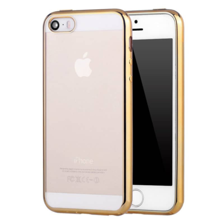 Chrome TPU GOLD for iPhone 5SE / 5S / 5G (Only Ground Shipping)