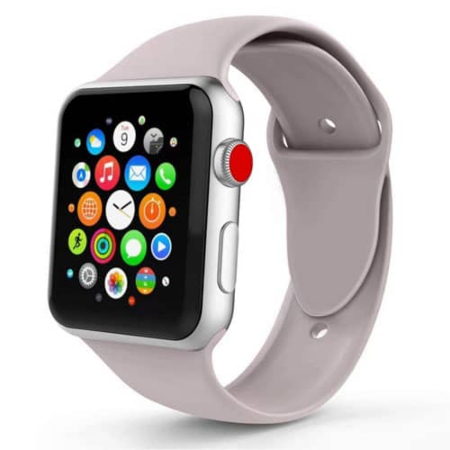 iWatch (38/40/41mm) Silicone Band - LAVENDER (Only Ground Shipping)