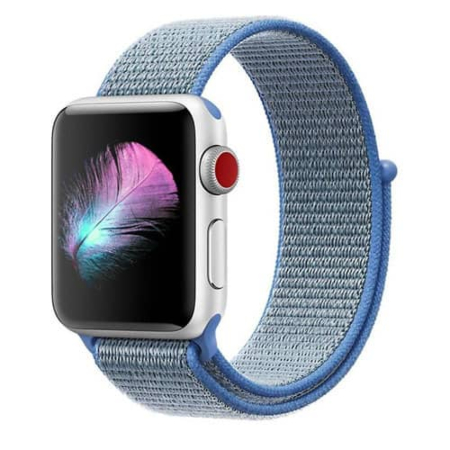 iWatch (38/40/41mm) Nylon Band - TABOE BLUE (Only Ground Shipping)