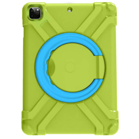 Shockproof Circle Stand Case - GREEN for iPad Air 4 / Air 5 / Pro 11 (1st / 2nd / 3rd / 4th) (Only Ground Shipping)