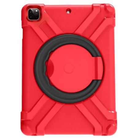 Shockproof Circle Stand Case - RED for iPad Air 4 / Air 5 / Pro 11 (1st / 2nd / 3rd / 4th) (Only Ground Shipping)