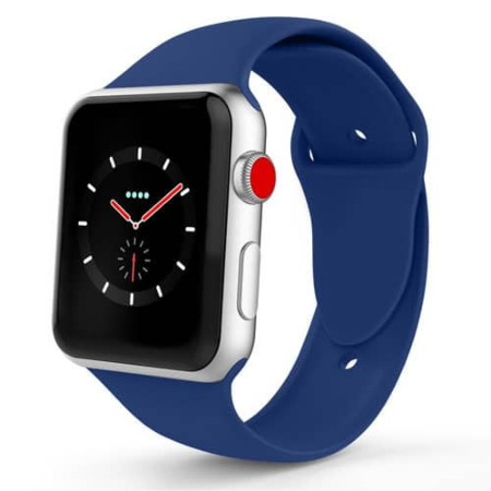 iWatch (38/40/41mm) Silicone Band - PARLAMENT BLUE (Only Ground Shipping)