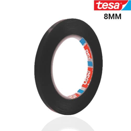 Tesa 61395 Double Side Tape (8mm / 33m) (Black) (Not Returnable)
