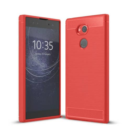 Sonny Xperia XA2 Armor Dual Layer Impact Shockproof Cover -RED (Only Ground Shipping)