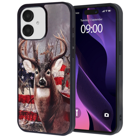 Printing Aluminum Plate Case - USA FLAG for Galaxy A06 (Only Ground Shipping)