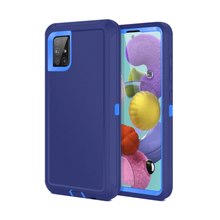 Heavy Duty Case for Galaxy A51 (NAVY BLUE) (Only Ground Shipping)
