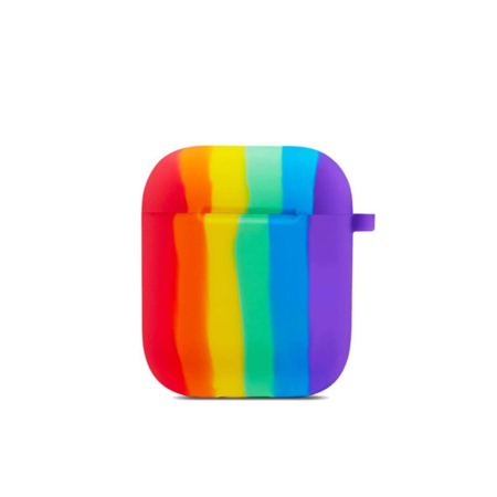 Rainbow Silicone Case - Style 1 for AirPods 1/2 (Only Ground Shipping)