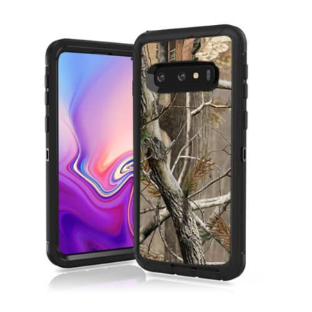 Heavy Duty Case for Galaxy S10+ (CAMO BLACK) (Only Ground Shipping)