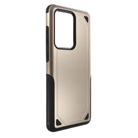 Galaxy S20 Ultra Armor Dual Layer Impact Shockproof Cover- GOLD (Only Ground Shipping)