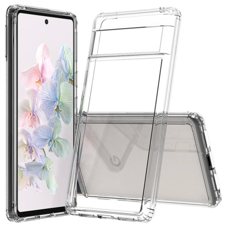Google Pixel 7 Hybrid Case with Air Cushion Technology - CLEAR (Only Ground Shipping)