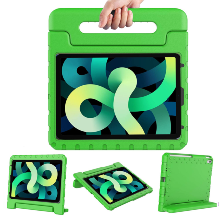 Handle Stand Shockproof Kids Case - GREEN for iPad Air 11 2024 / iPad10 2022 (10.9") (Only Ground Shipping)