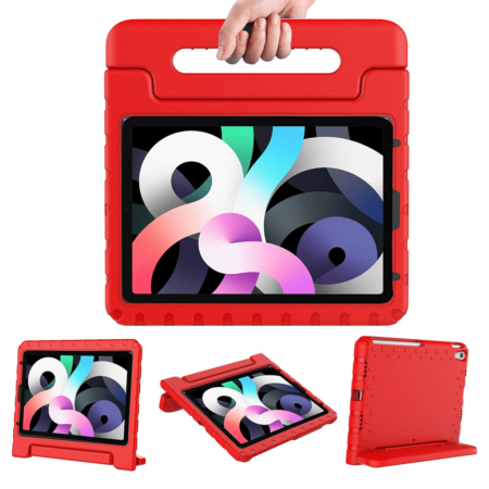 Handle Stand Shockproof Kids Case - RED for iPad Mini 6 / 7 (A17 Pro) (Only Ground Shipping)