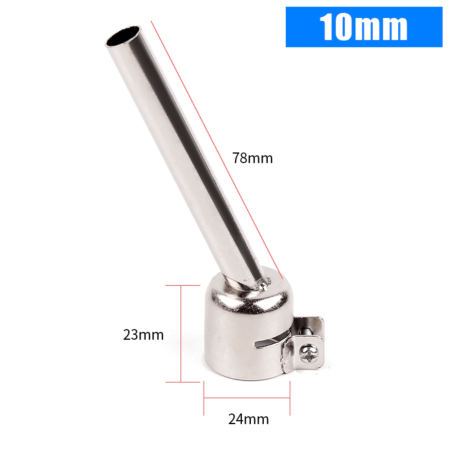 KAIGEXIN 850 Universal Hot Air Gun Head Long Welding Nozzle - 10mm