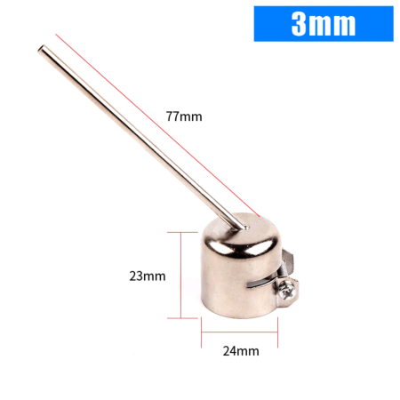 KAIGEXIN 850 Universal Hot Air Gun Head Long Welding Nozzle - 3mm