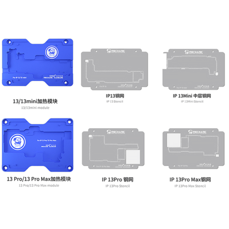 Buy the Mechanic Aegis iT3 Pro Heating Module Set for iPhone 13 Mini 13 13P 13PM.

