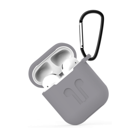 AirPods 1/2 case with Anti - Lost Strap - GRAY (Only Ground Shipping)
