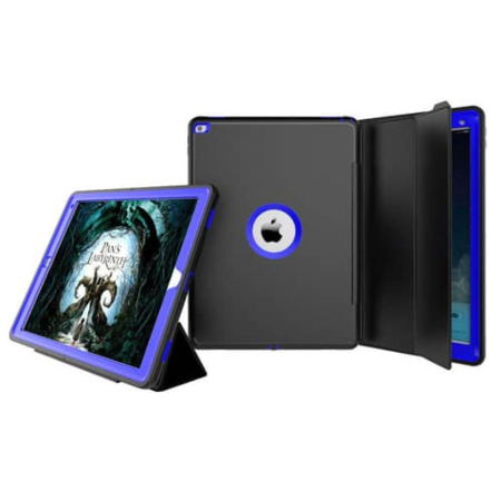 Full Body Protective Case - BLUE for iPad 5 (2017) / iPad 6 (2018) (Only Ground Shipping)