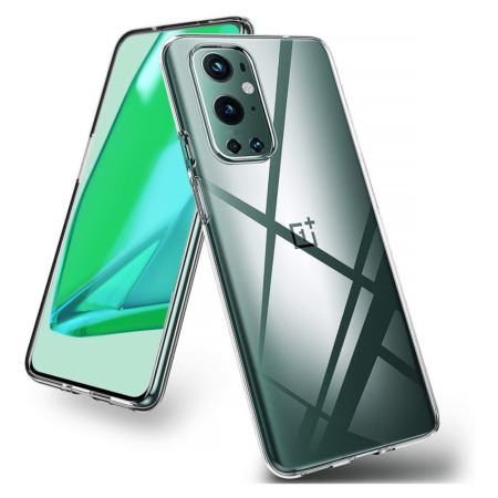 OnePlus 9 Hybrid Case with Air Cushion Technology - CLEAR (Only Ground Shipping)