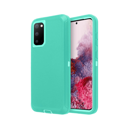 Heavy Duty Case for Galaxy S20 Plus (LIGHT TEAL) (Only Ground Shipping)