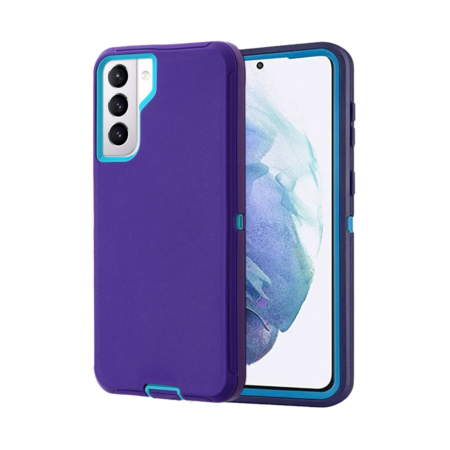 Heavy Duty Case for Galaxy S22 Plus (PURPLE & TEAL) (Only Ground Shipping)
