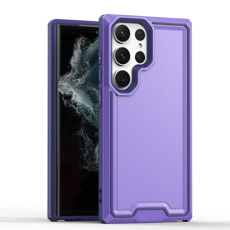 Slim Non-Slip Transparent Matte Case - PURPLE for Galaxy S24 Ultra (Only Ground Shipping)