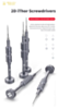 QianLi Mega-Idea 2D iThor Screwdriver Model C Pentalobe 0.8