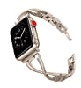 iWatch (38/40/41mm) Bling Crystals Metal Bracelet Band Strap - GOLD (Only Ground Shipping)