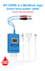 BAIYI BY-3200S MAC Power Boot Cable Support Single Board Fast Charging Test Cable (Only Ground Shipping)