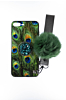 Bling Diamond Pom Pom Holder Soft Phone Case - Style 8 for iPhone 8P / 7P (Only Ground Shipping)