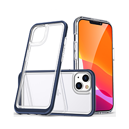 Dual Layers Double Injection Case - DARK BLUE for iPhone 13 Pro Max (Only Ground Shipping)