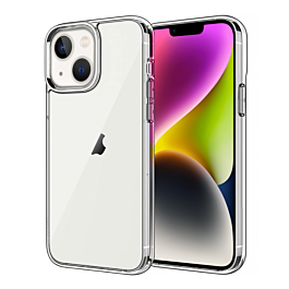 iPhone 14 Plus / 15 Plus Acrylic Dual Layer Transparent Case - CLEAR (Only Ground Shipping)