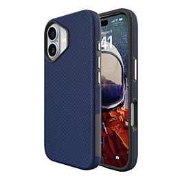 Shock Absorption Protective Dual Layer Case  - BLUE for iPhone 17 (Only Ground Shipping)