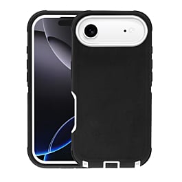 Heavy Duty Case for iPhone Air (BLACK & WHITE) (Only Ground Shipping)
