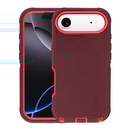 Heavy Duty Case - MAROON & RED for iPhone Air (Only Ground Shipping)