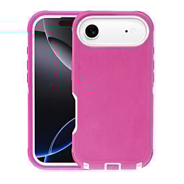 Heavy Duty Case - PINK & WHITE for iPhone Air (Only Ground Shipping)