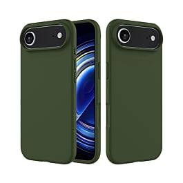 Soft Solid Silicone Case (Full Buttom Cover) - GREEN for iPhone Air (Only Ground Shipping)