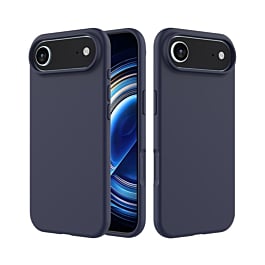 Soft Solid Silicone Case (Full Buttom Cover) - NAVY BLUE for iPhone Air (Only Ground Shipping)