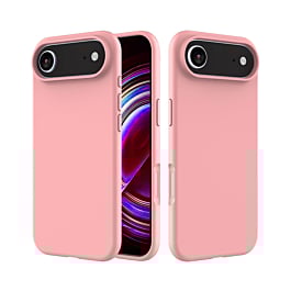 Soft Solid Silicone Case (Full Buttom Cover) - PINK for iPhone Air (Only Ground Shipping)