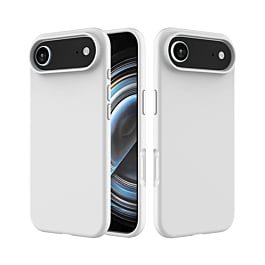Soft Solid Silicone Case (Full Buttom Cover) - WHITE for iPhone Air (Only Ground Shipping)