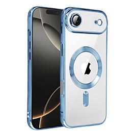 Shiny Wireless Charging Clear Case - BLUE for iPhone Air (Only Ground Shipping)