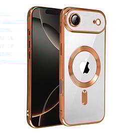 Shiny Wireless Charging Clear Case - ROSE GOLD for iPhone Air (Only Ground Shipping)