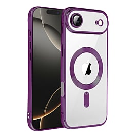 Shiny Wireless Charging Clear Case - PURPLE for iPhone Air (Only Ground Shipping)