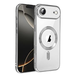 Shiny Wireless Charging Clear Case - SILVER for iPhone Air (Only Ground Shipping)