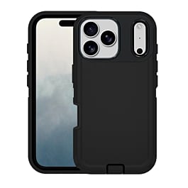 Heavy Duty Case - BLACK for iPhone 17 Pro Max (Only Ground Shipping)