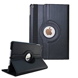 360 Degree Rotating Swivel Stand Case - BLACK for iPad 5 (2017) / iPad 6 (2018) / Air 1 / Air 2 / Pro 9.7 (Only Ground Shipping)