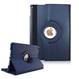 360 Degree Rotating Swivel Stand Case - DARK BLUE for iPad 5 (2017) / iPad 6 (2018) / Air 1 / Air 2 / Pro 9.7 (Only Ground Shipping)