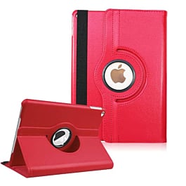 360 Degree Rotating Swivel Stand Case - RED for iPad 5 (2017) / iPad 6 (2018) / Air 1 / Air 2 / Pro 9.7 (Only Ground Shipping)