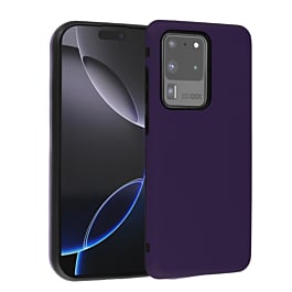 Full Cover New Design Silicone Case - PURPLE for Galaxy S20 Ultra (Only Ground Shipping)